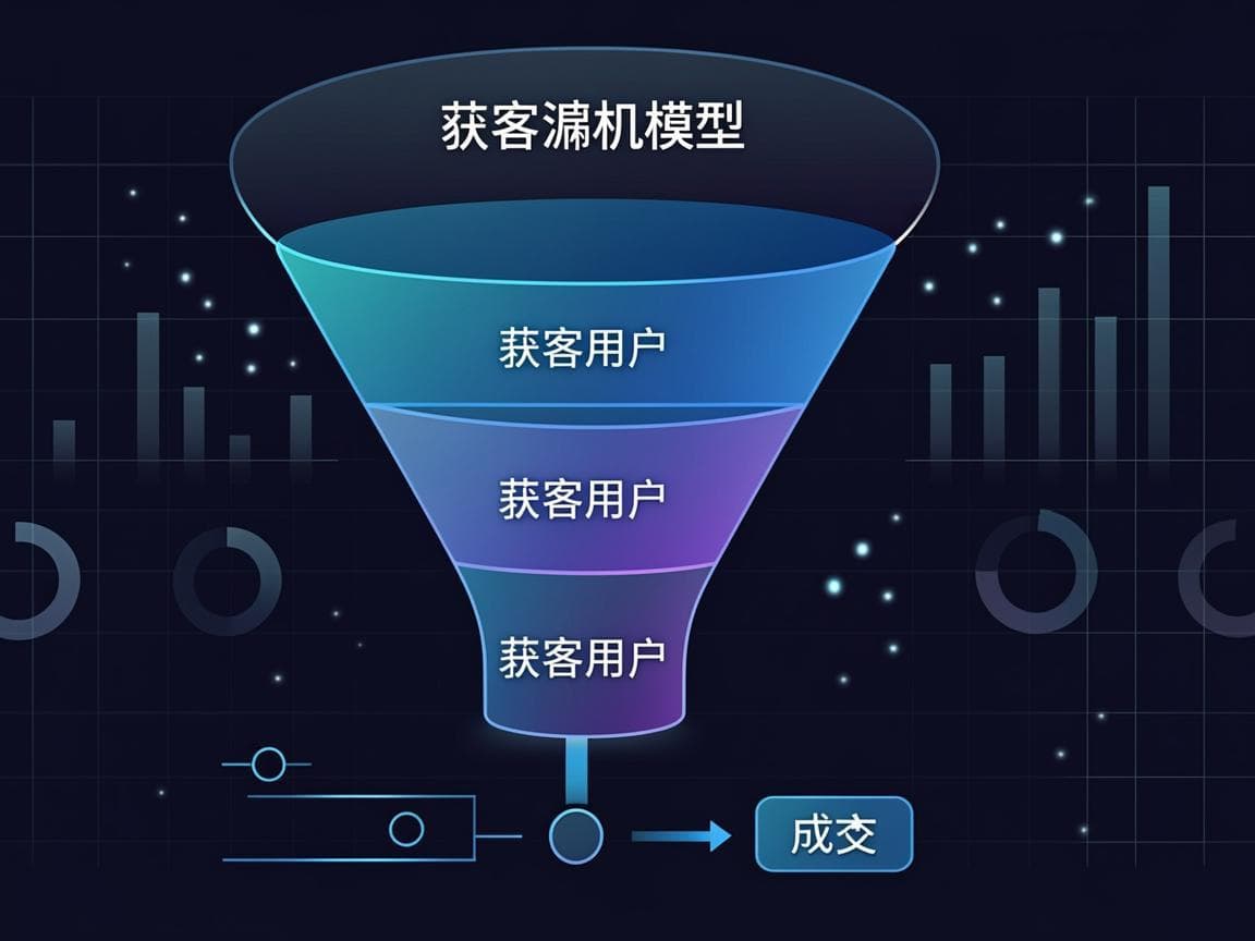 Lead generation funnel built by TurismoITBD for a B2B company with automated nurturing workflows